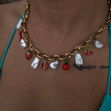 Fruit Charm Necklace