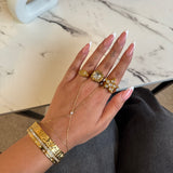 Zelina Gold Hand Chain