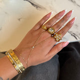 Zelina Gold Hand Chain