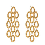 Aella Gold Stud Earrings