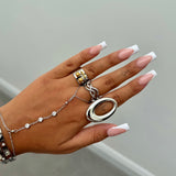 Silver Cherry Ring