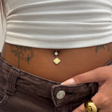 Gold Clover Belly Bar