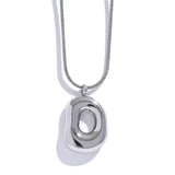 Halo Silver Necklace