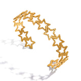 Stargaze Gold Bangle