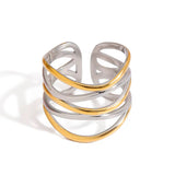 Clara Mixed Metal Ring