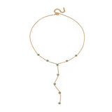 Skye Dangling Gemstone Necklace