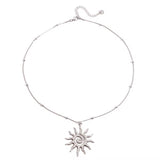 Silver Sunshine Necklace