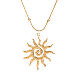 Gold Sunshine Necklace