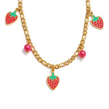 Strawberry Charm Necklace
