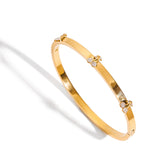 Cherry Gold Bangle