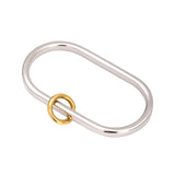 Double Mixed Metal Ring