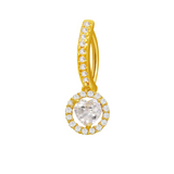 Diamanté Heart Belly Ring