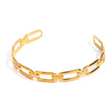 Dainty Cuban Chain Bangle