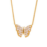 Gold Butterfly Necklace