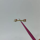 Gold Red Hello Kitty Nipple Bars