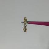 Gold Crystal Belly Bar