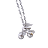 Cherry Silver Necklace