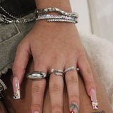 Silver Tennis Bangle