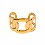 Chunky Cuban Chain Bangle