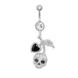 Black Skull Belly Bar