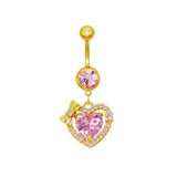 Gold Adore You Belly Bar