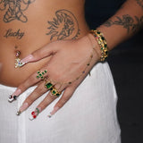 Emerald Holy Gold Ring