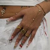 Amor Gold Hand Chain