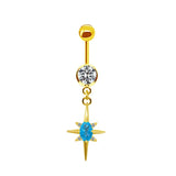 Blue Shooting Star Belly Bar