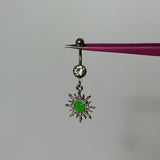 Green Smiley Sun Belly Bar
