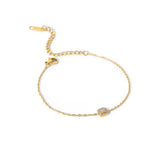Diamante Pendant Bracelet