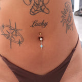 Blue Shooting Star Belly Bar