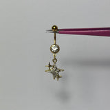 Diamanté Sparkle Belly Bar