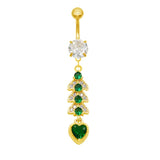 Emerald Festive Belly Bar