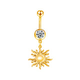 Gold Sunshine Belly Bar