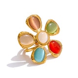 Colourful Flora Ring