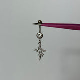 Silver Twinkle Belly Bar