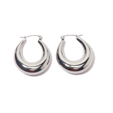 Eternal Silver Hoops