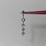 Silver Dangling Belly Bar