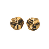 Textured Circle Studs