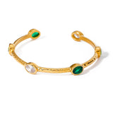 Emerald Nova Gemstone Bangle