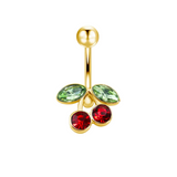 Gold Red Cherry Belly Bar
