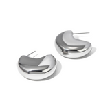 Pacman Silver Earrings