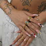 Gold Star Ring