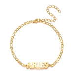 Aries Star Sign Anklet