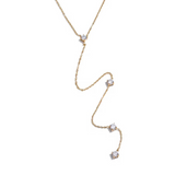 Ivy Gold Dangling Necklace