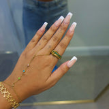 Green Stack It Ring