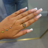Blue Stack It Ring