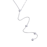 Ivy Silver Dangling Necklace