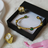 Emerald Nova Gemstone Bangle