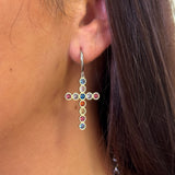 Holy Silver Colourful Earrings